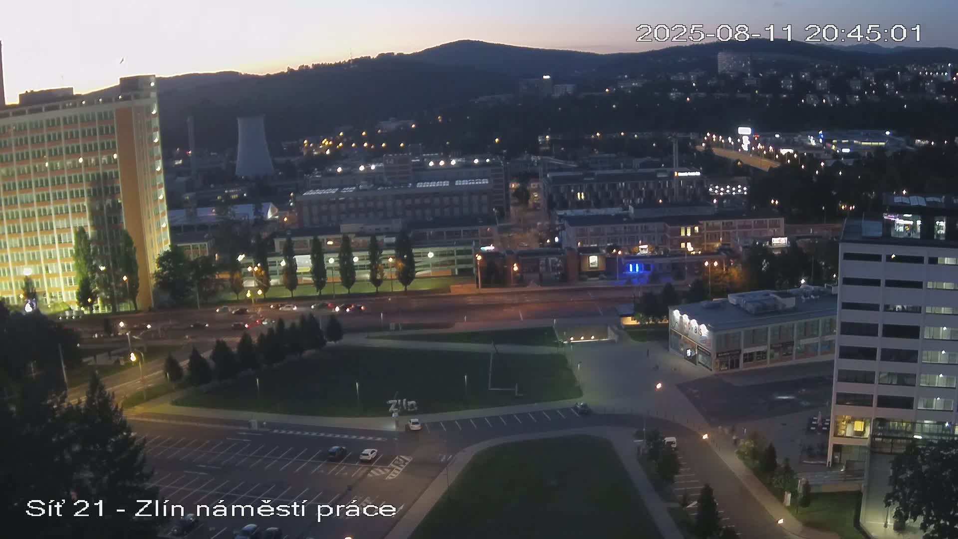 Zlín Industrial Area Live Cam - Zlin 1, Zlin, Czechia