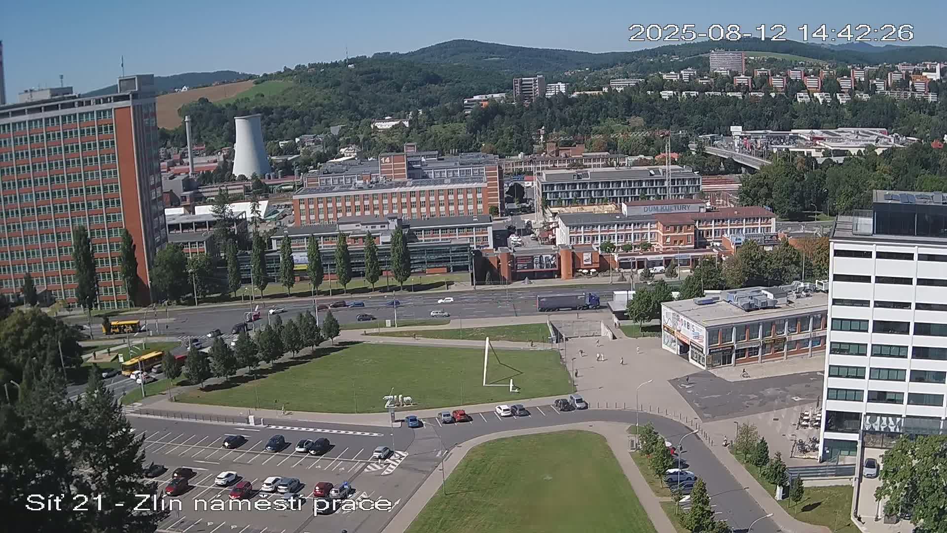 Zlín Industrial Area Live Cam - Zlin 1, Zlin, Czechia
