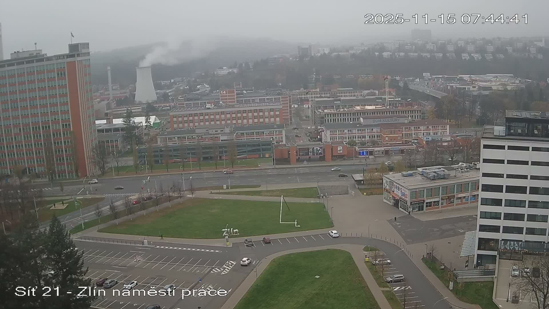 Zlín Industrial Area Live Cam - Zlin 1, Zlin, Czechia