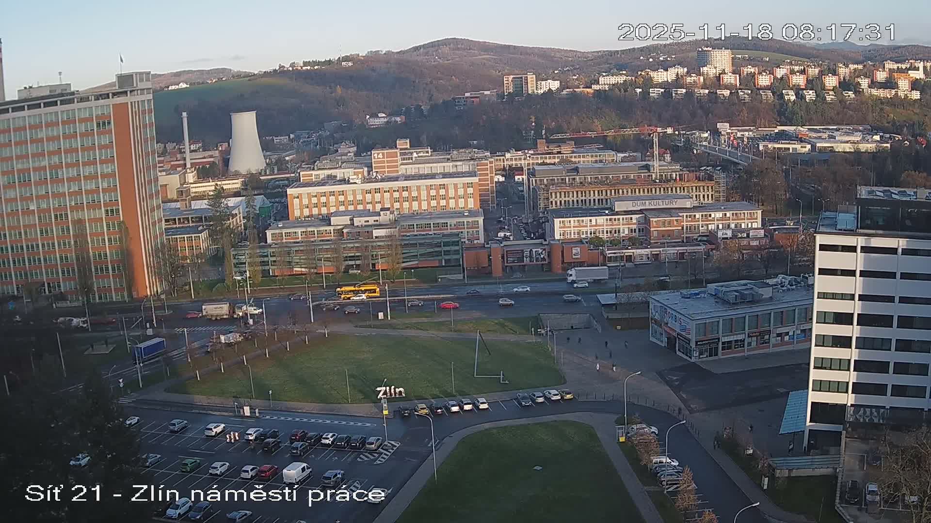 Zlín Industrial Area Live Cam - Zlin 1, Zlin, Czechia