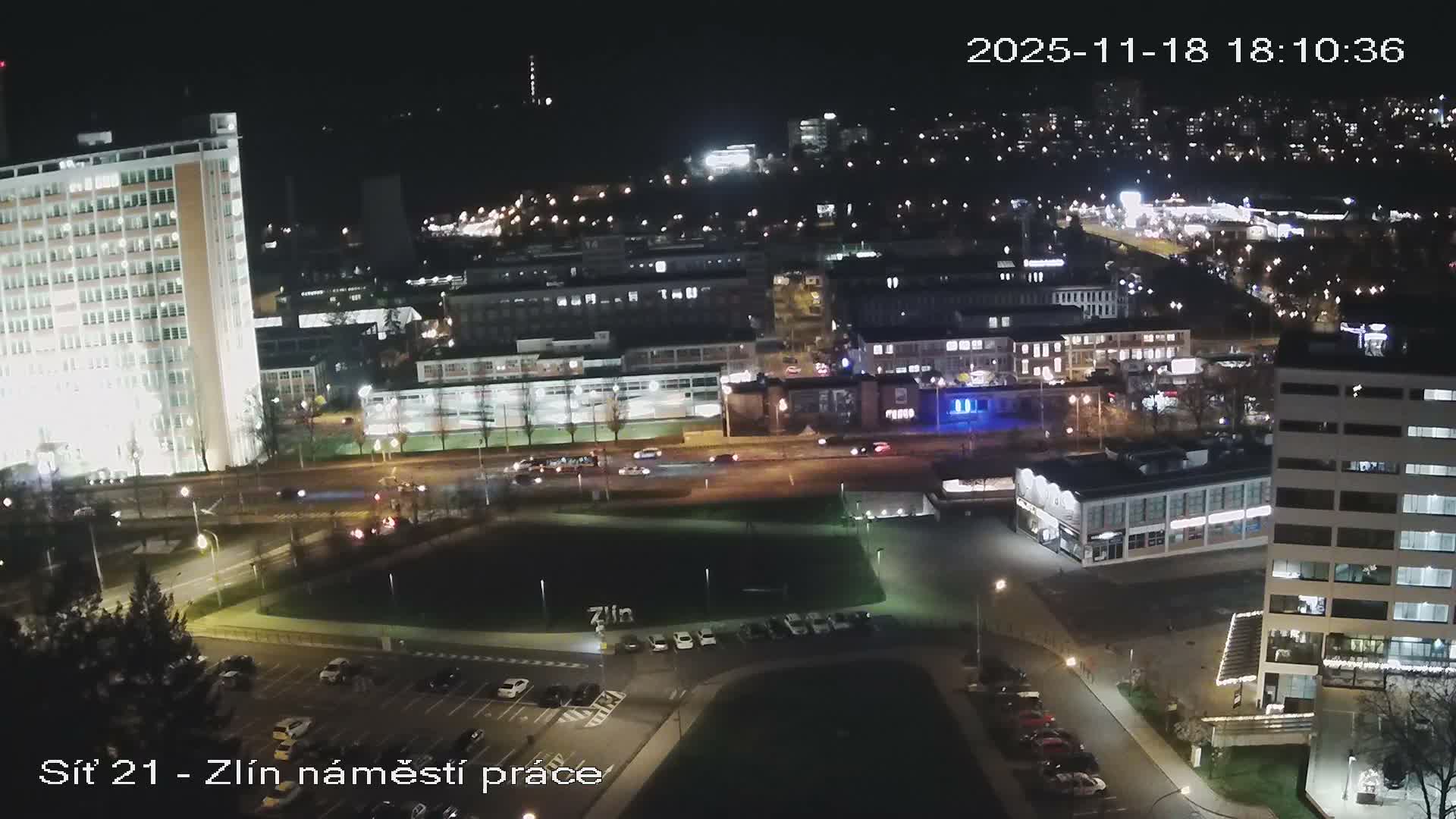 Zlín Industrial Area Live Cam - Zlin 1, Zlin, Czechia