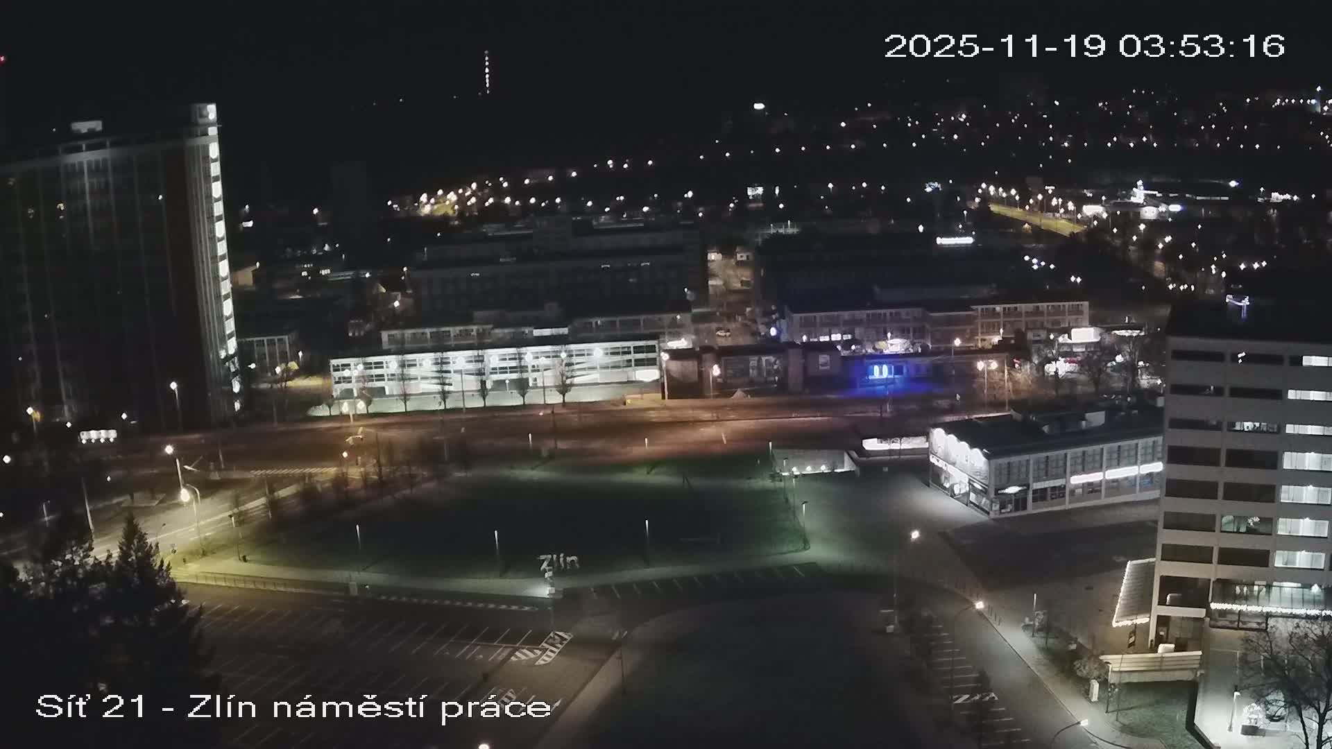 Zlín Industrial Area Live Cam - Zlin 1, Zlin, Czechia