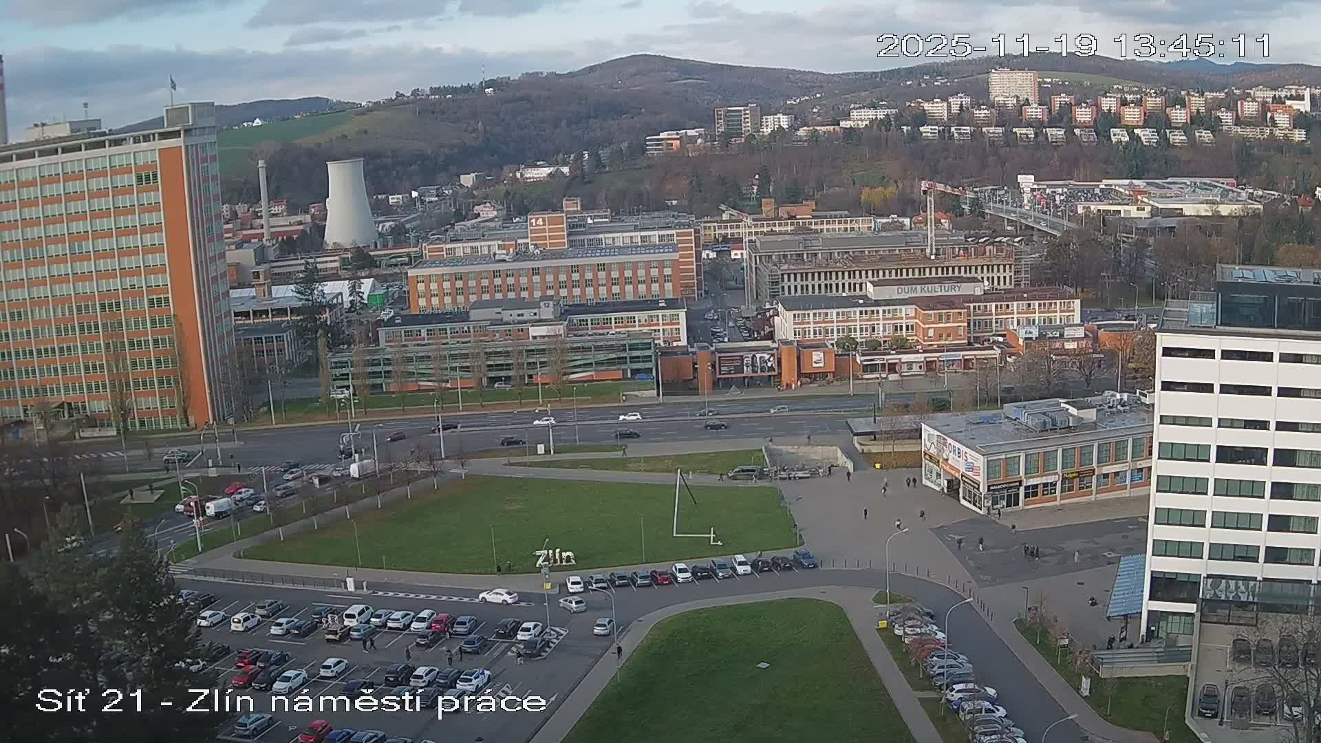 Zlín Industrial Area Live Cam - Zlin 1, Zlin, Czechia