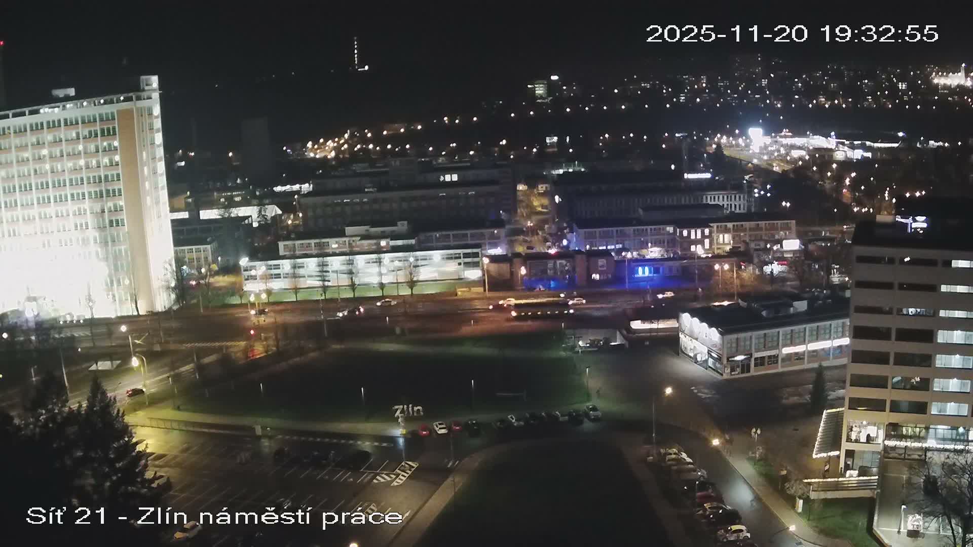 Zlín Industrial Area Live Cam - Zlin 1, Zlin, Czechia