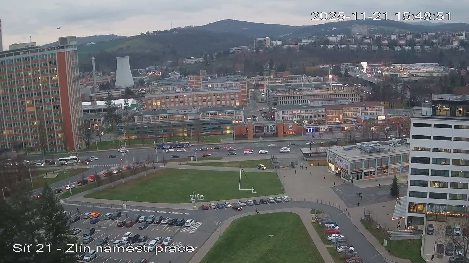 Zlín Industrial Area Live Cam - Zlin 1, Zlin, Czechia