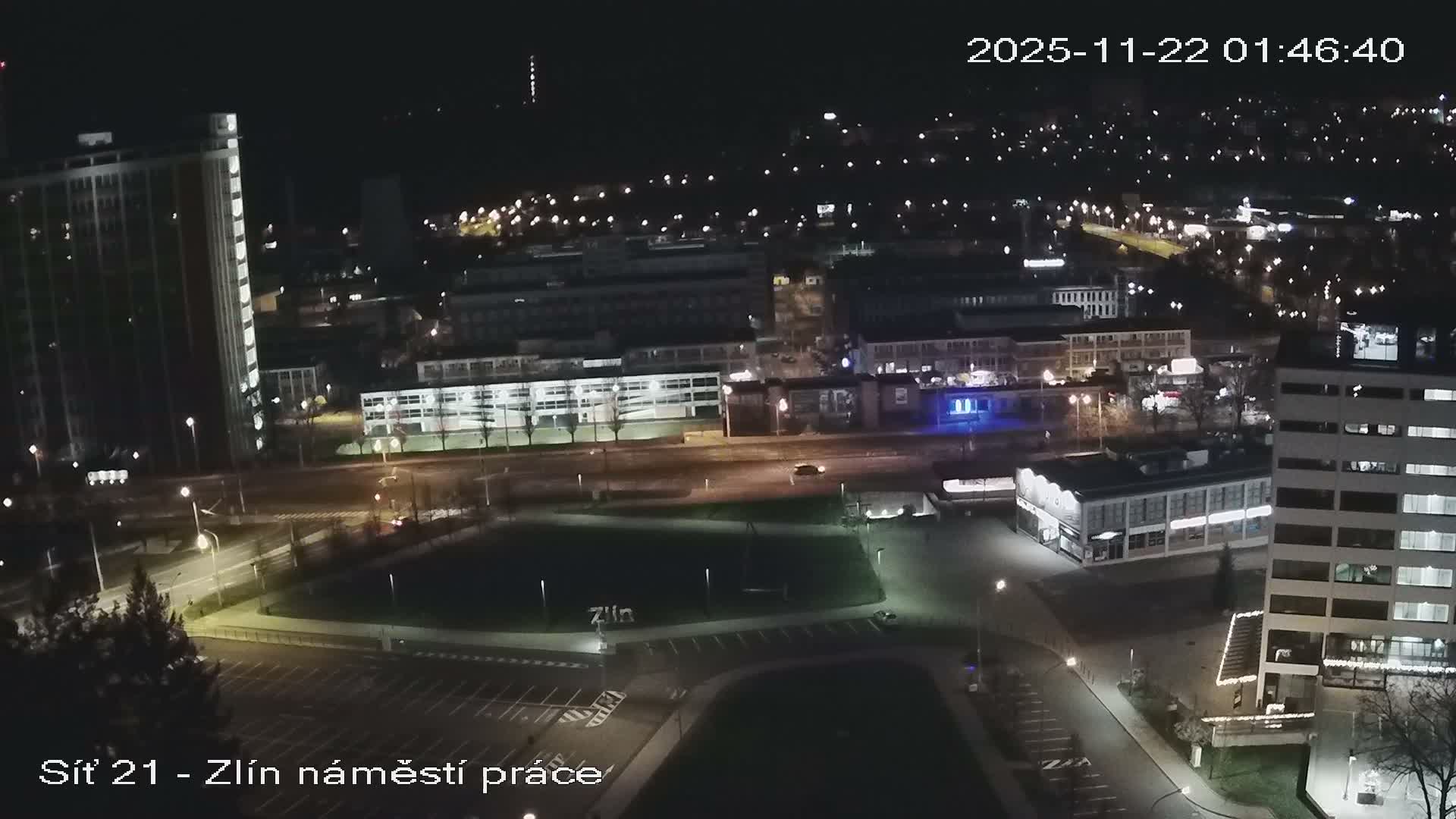 Zlín Industrial Area Live Cam - Zlin 1, Zlin, Czechia
