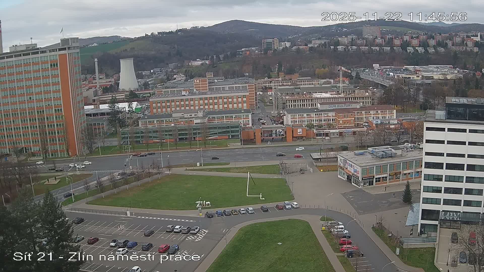 Zlín Industrial Area Live Cam - Zlin 1, Zlin, Czechia