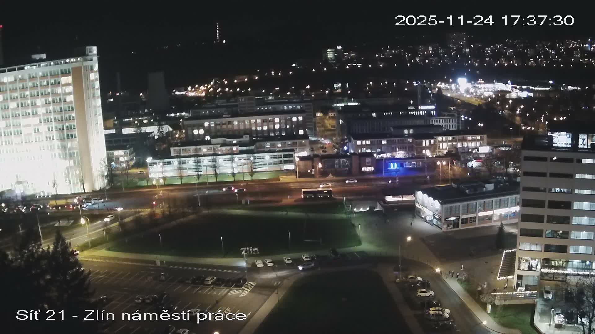 Zlín Industrial Area Live Cam - Zlin 1, Zlin, Czechia