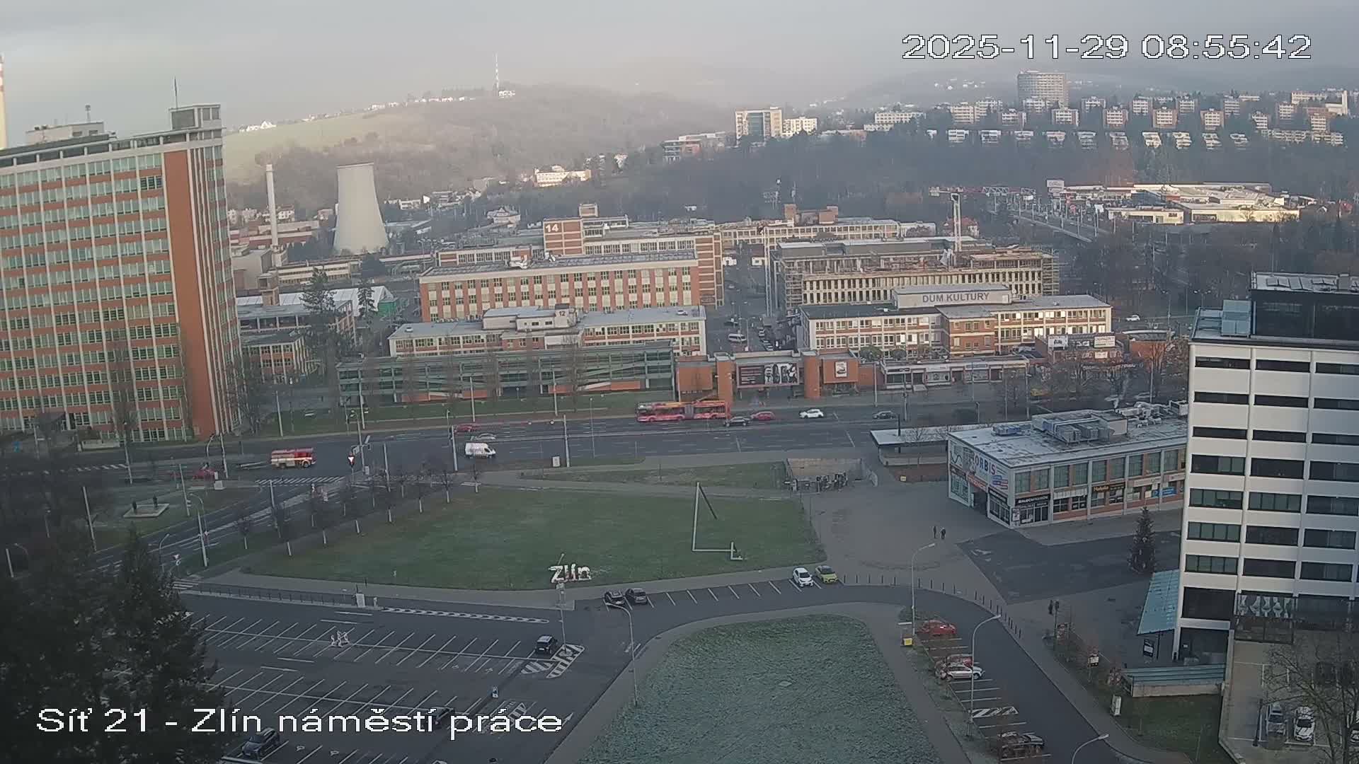 Zlín Industrial Area Live Cam - Zlin 1, Zlin, Czechia