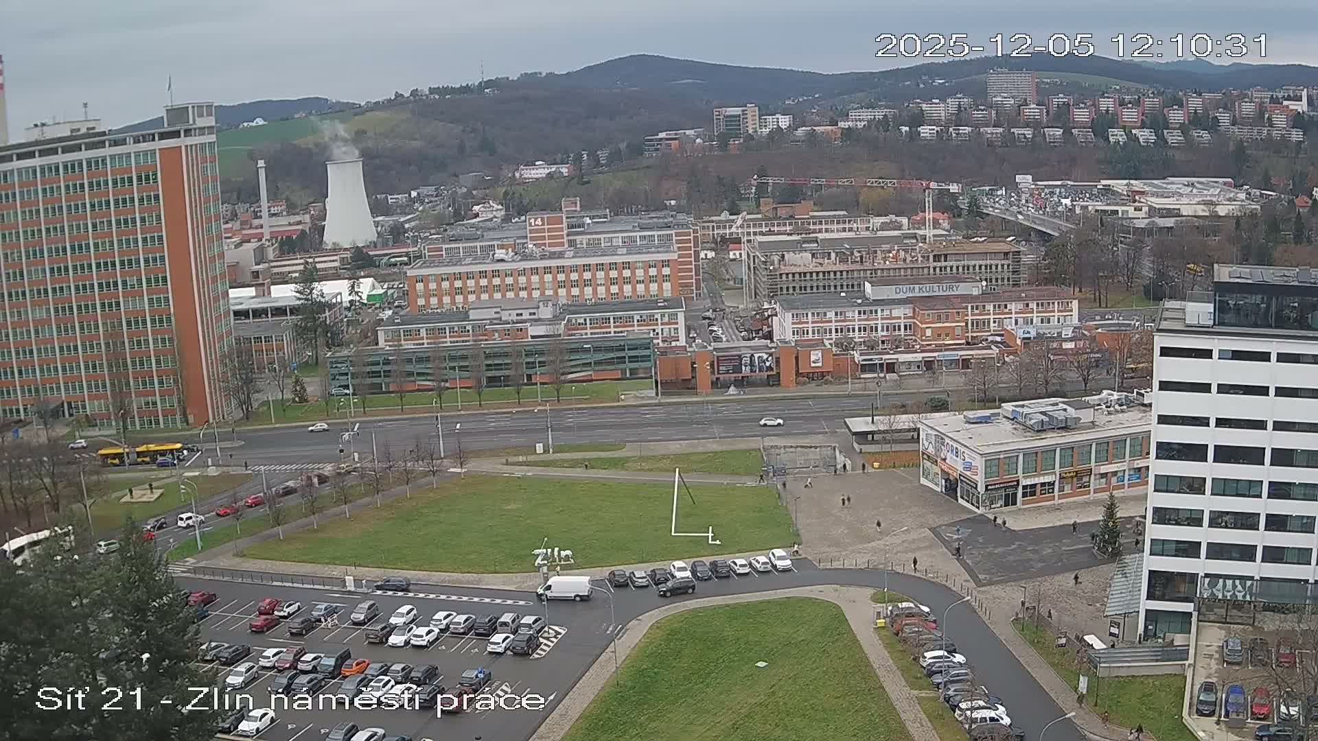 Zlín Industrial Area Live Cam - Zlin 1, Zlin, Czechia