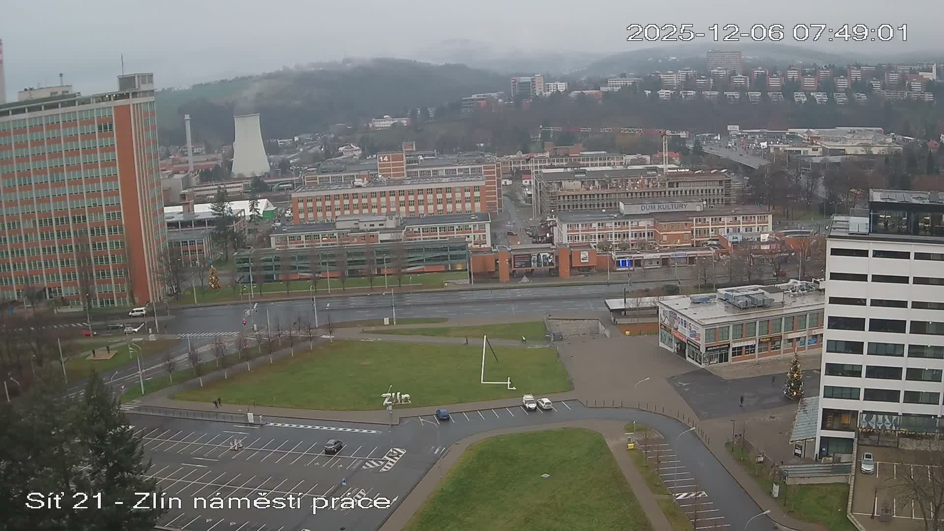 Zlín Industrial Area Live Cam - Zlin 1, Zlin, Czechia