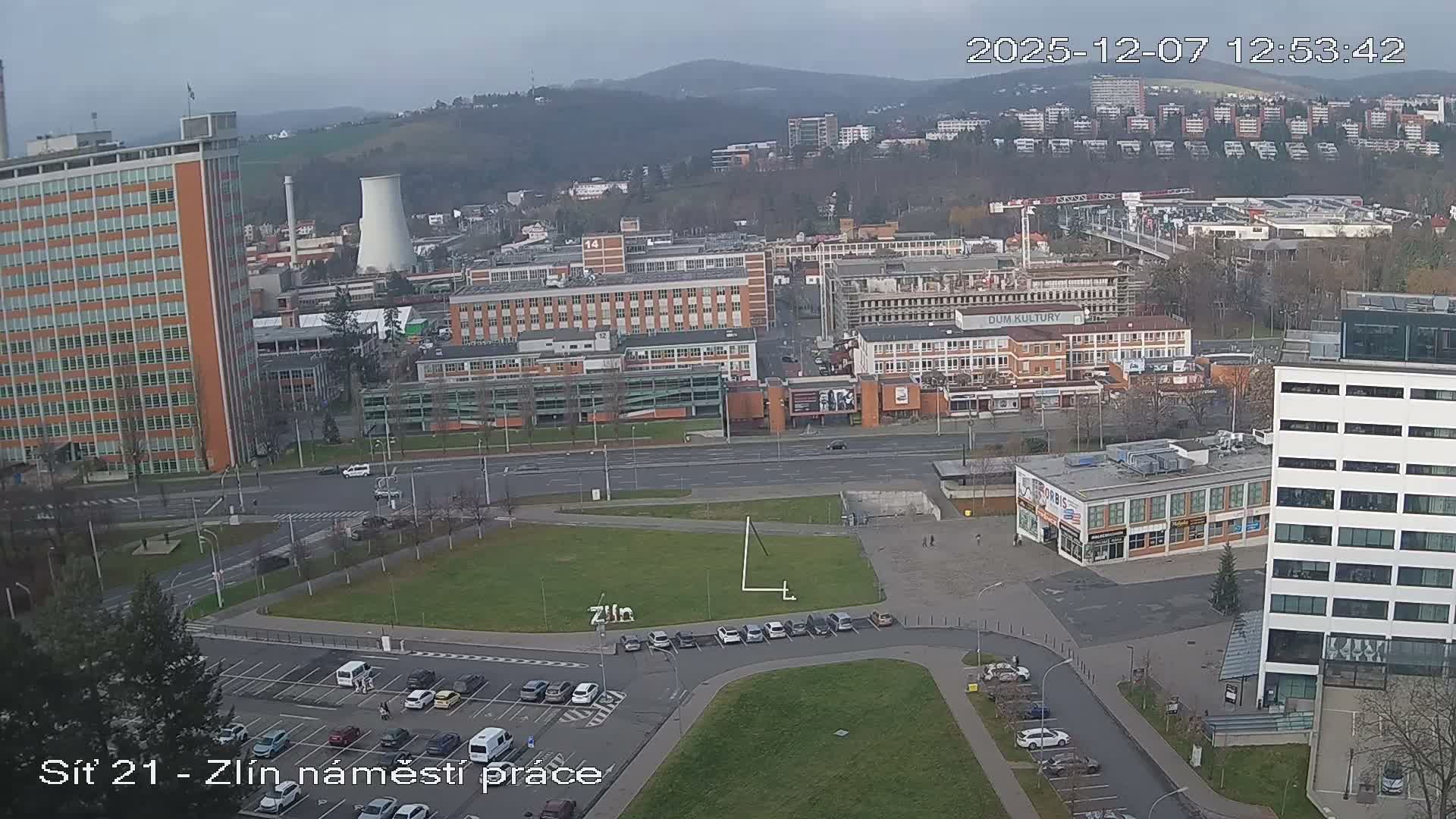 Zlín Industrial Area Live Cam - Zlin 1, Zlin, Czechia
