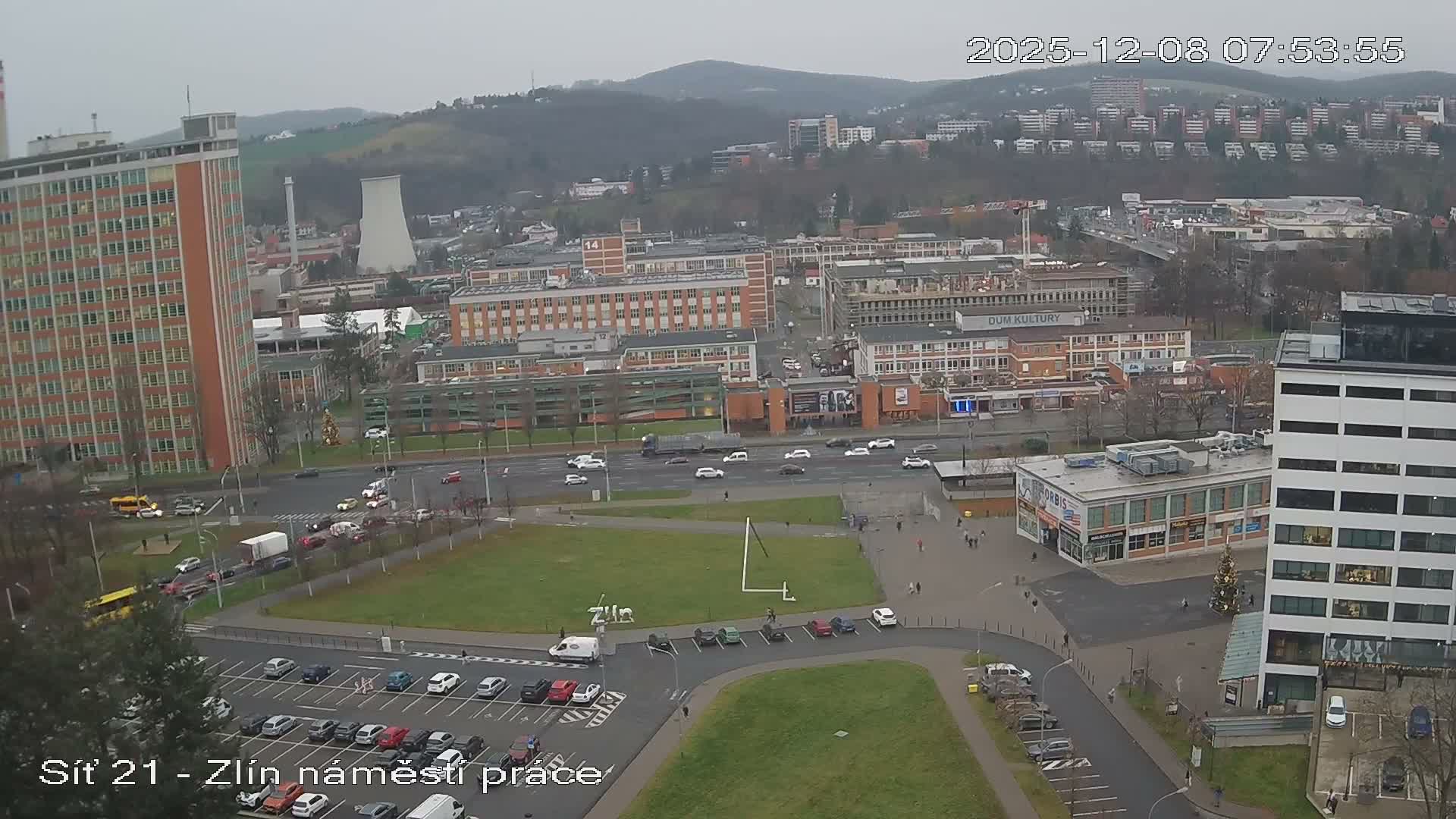 Zlín Industrial Area Live Cam - Zlin 1, Zlin, Czechia