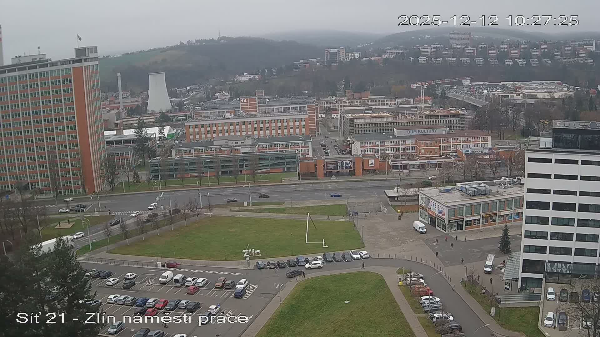 Zlín Industrial Area Live Cam - Zlin 1, Zlin, Czechia