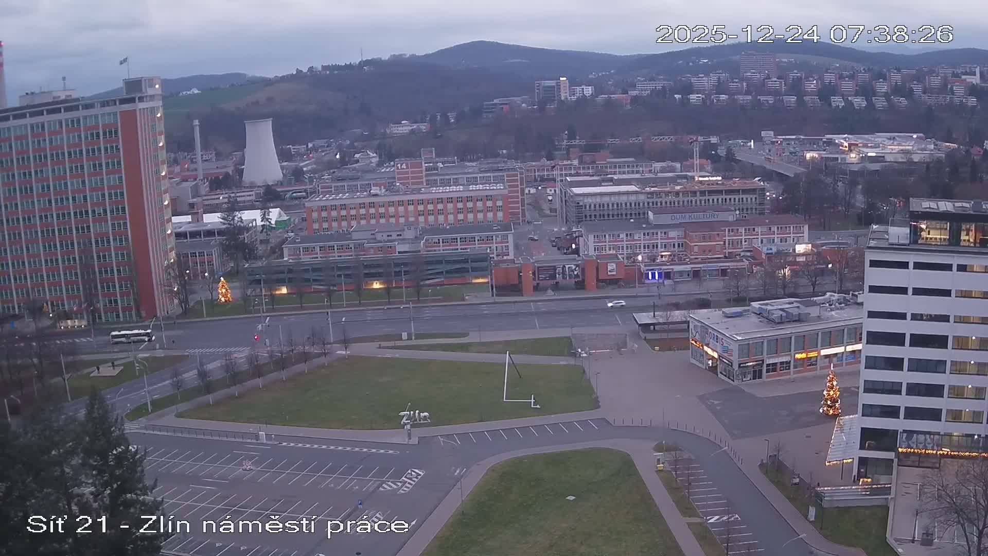 Zlín Industrial Area Live Cam - Zlin 1, Zlin, Czechia