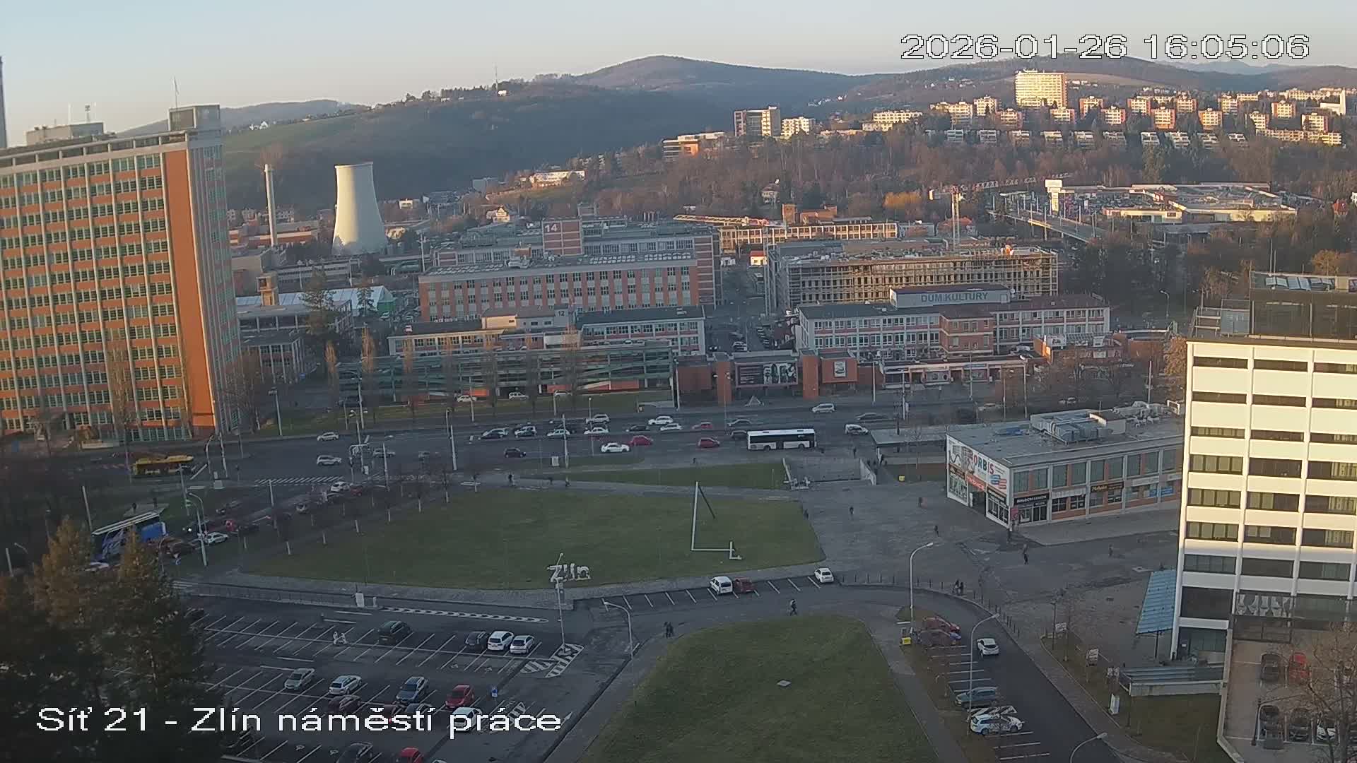 Zlín Industrial Area Live Cam - Zlin 1, Zlin, Czechia