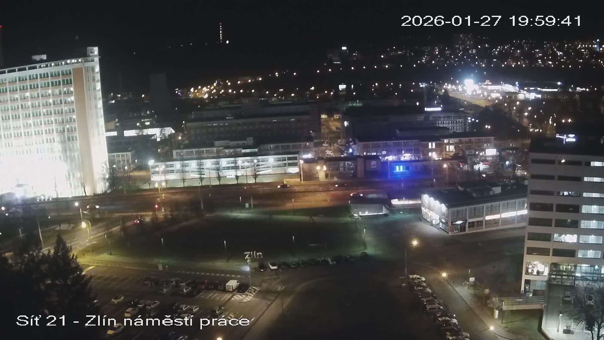 Zlín Industrial Area Live Cam - Zlin 1, Zlin, Czechia