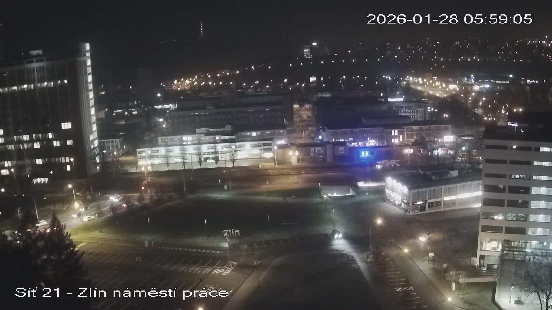 Zlín Industrial Area Live Cam - Zlin 1, Zlin, Czechia