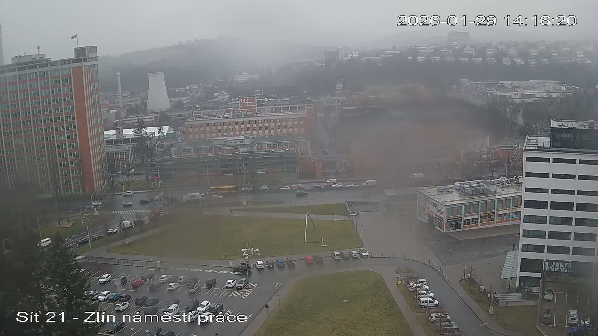 Zlín Industrial Area Live Cam - Zlin 1, Zlin, Czechia