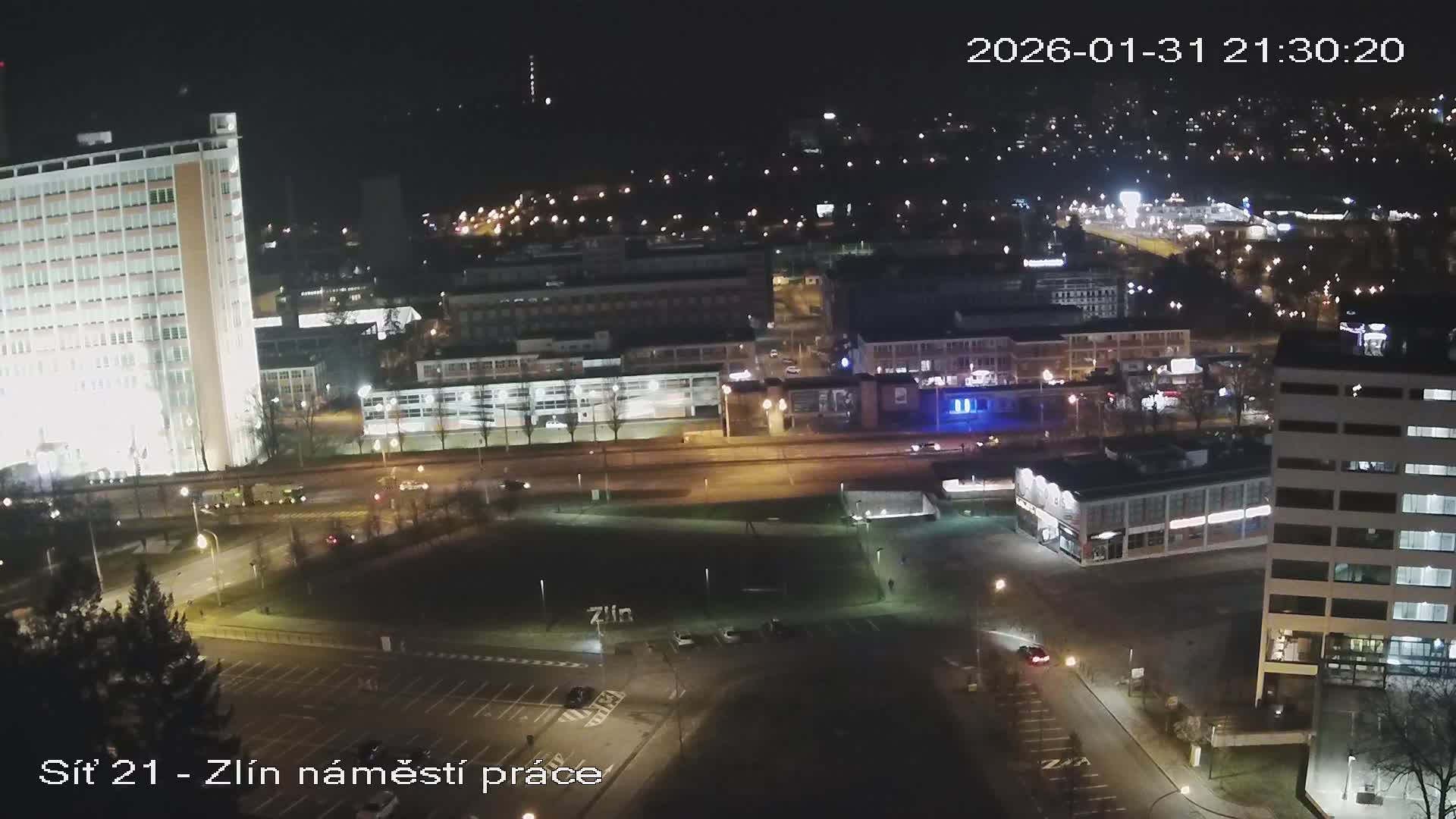 Zlín Industrial Area Live Cam - Zlin 1, Zlin, Czechia