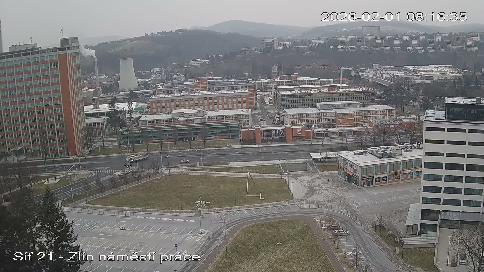 Zlín Industrial Area Live Cam - Zlin 1, Zlin, Czechia