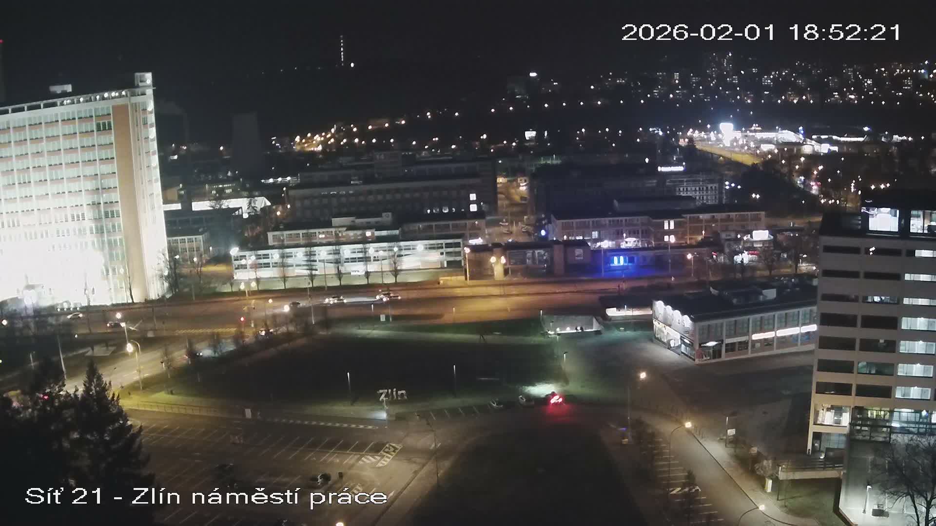 Zlín Industrial Area Live Cam - Zlin 1, Zlin, Czechia