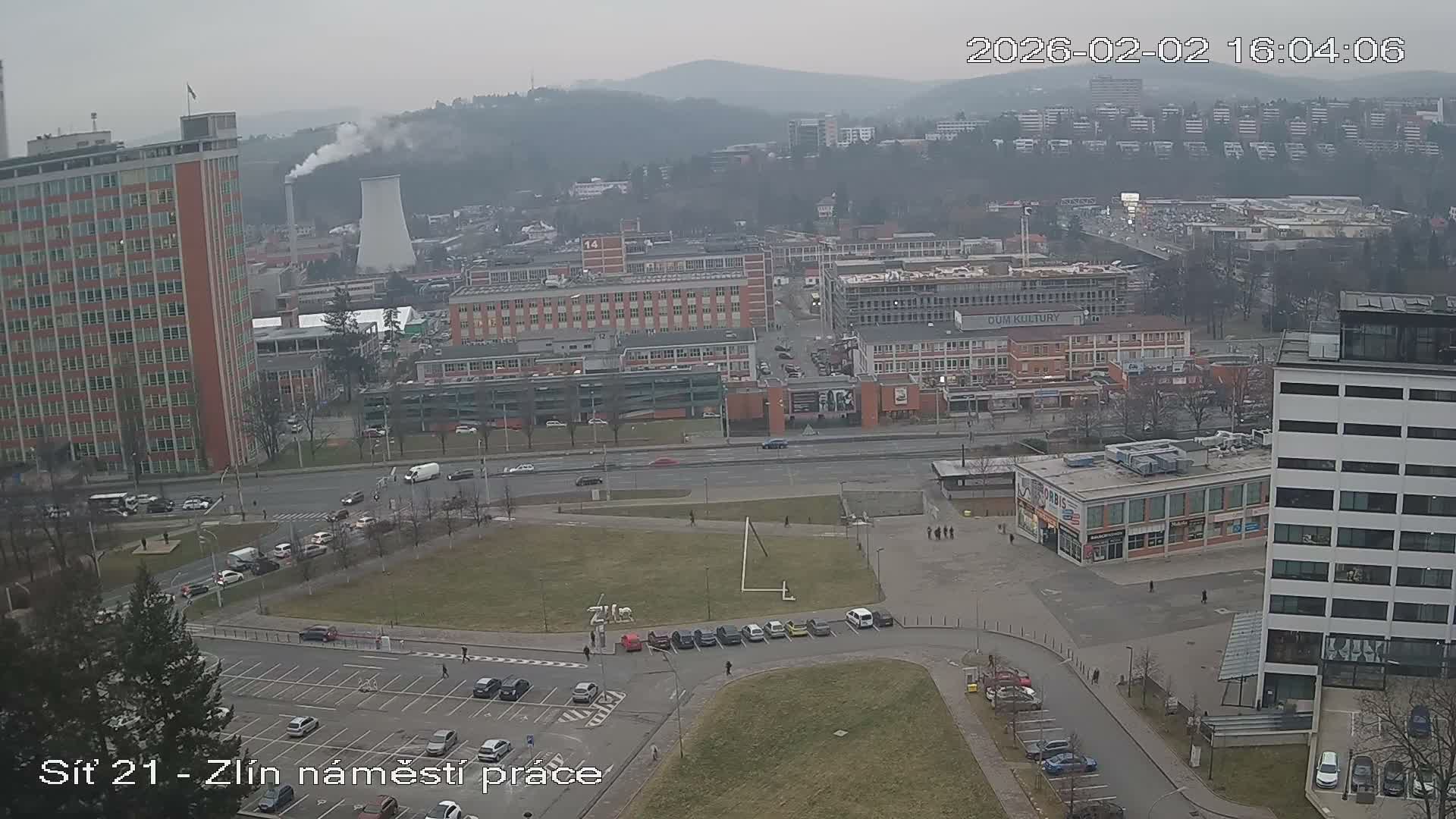 Zlín Industrial Area Live Cam - Zlin 1, Zlin, Czechia