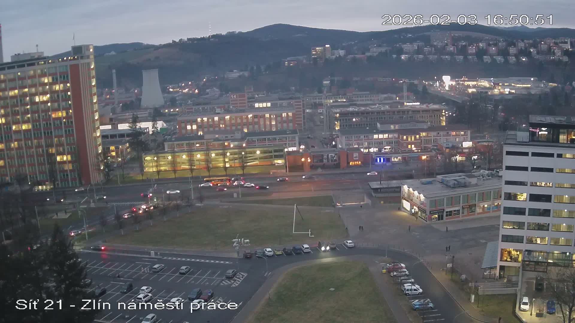 Zlín Industrial Area Live Cam - Zlin 1, Zlin, Czechia