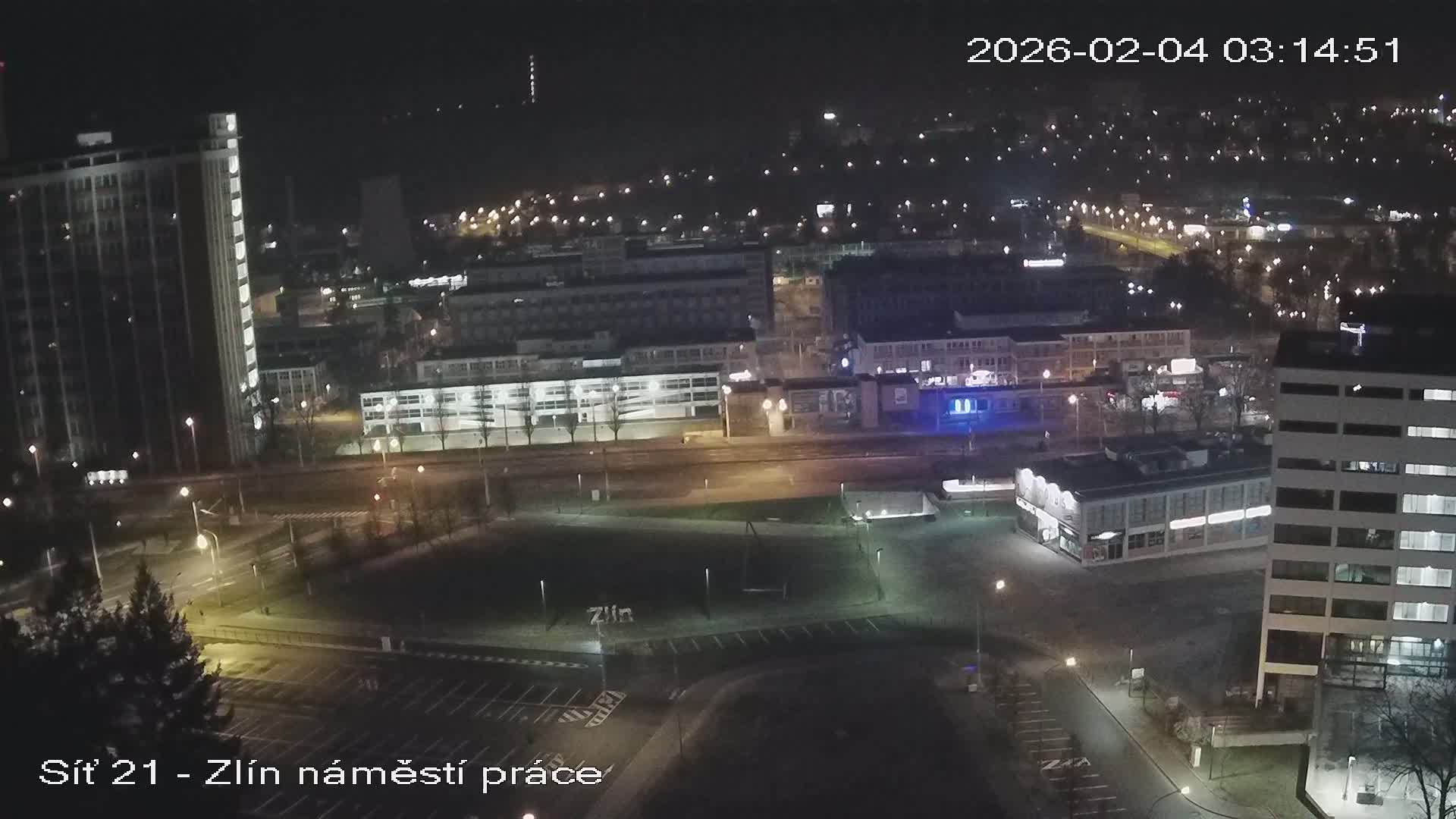 Zlín Industrial Area Live Cam - Zlin 1, Zlin, Czechia