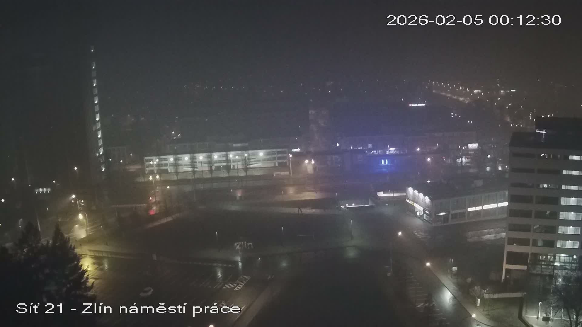 Zlín Industrial Area Live Cam - Zlin 1, Zlin, Czechia