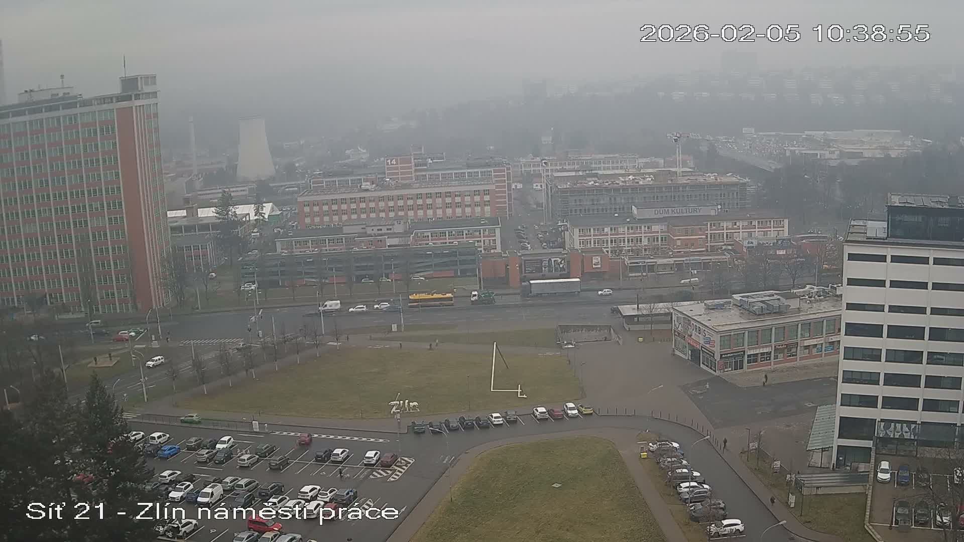 Zlín Industrial Area Live Cam - Zlin 1, Zlin, Czechia