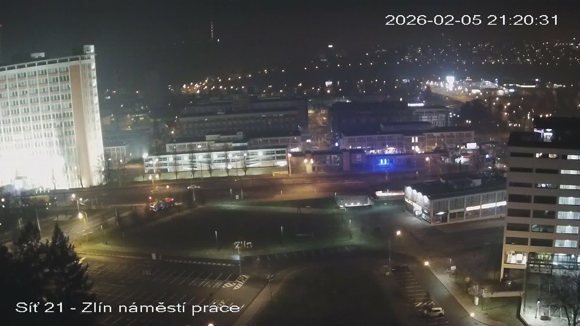 Zlín Industrial Area Live Cam - Zlin 1, Zlin, Czechia