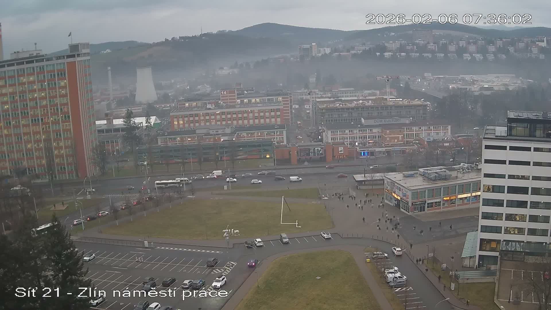 Zlín Industrial Area Live Cam - Zlin 1, Zlin, Czechia