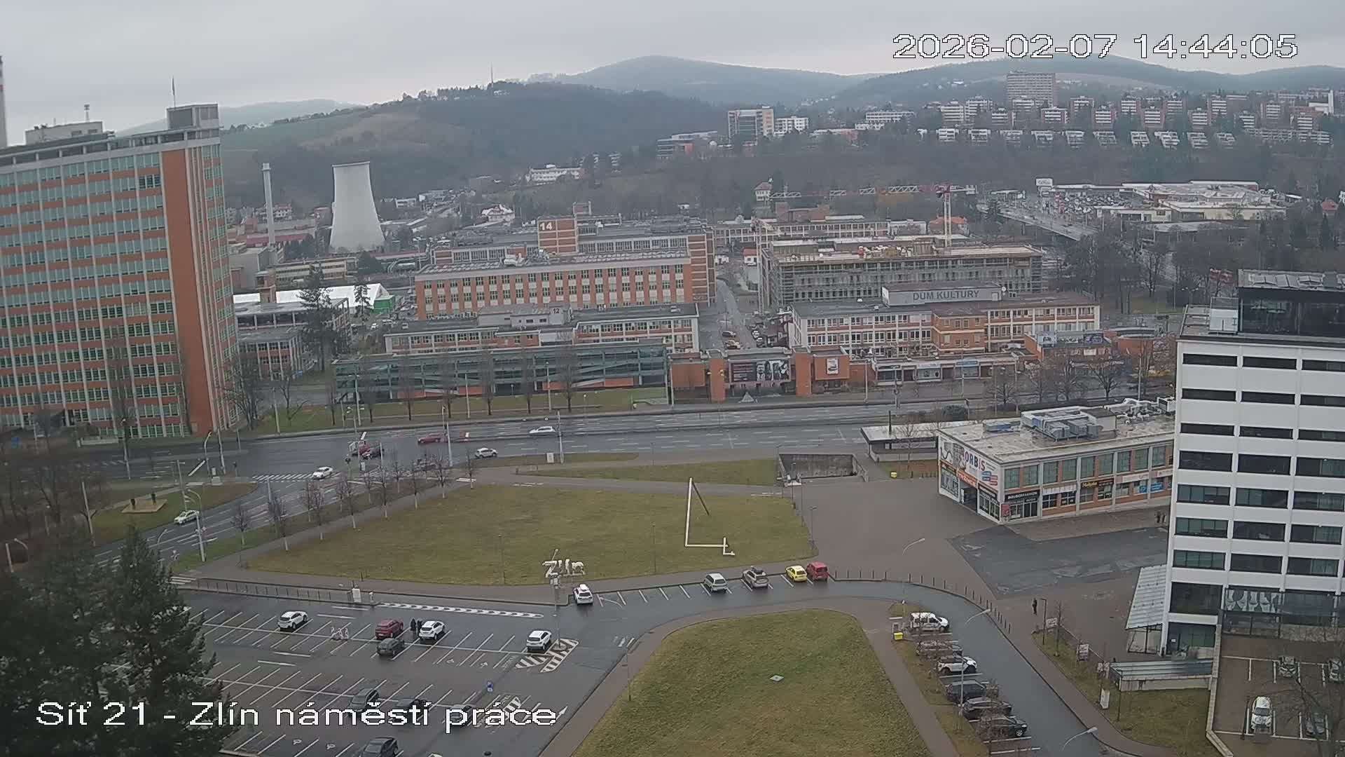 Zlín Industrial Area Live Cam - Zlin 1, Zlin, Czechia