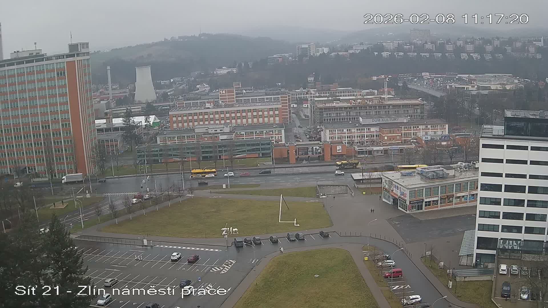 Zlín Industrial Area Live Cam - Zlin 1, Zlin, Czechia