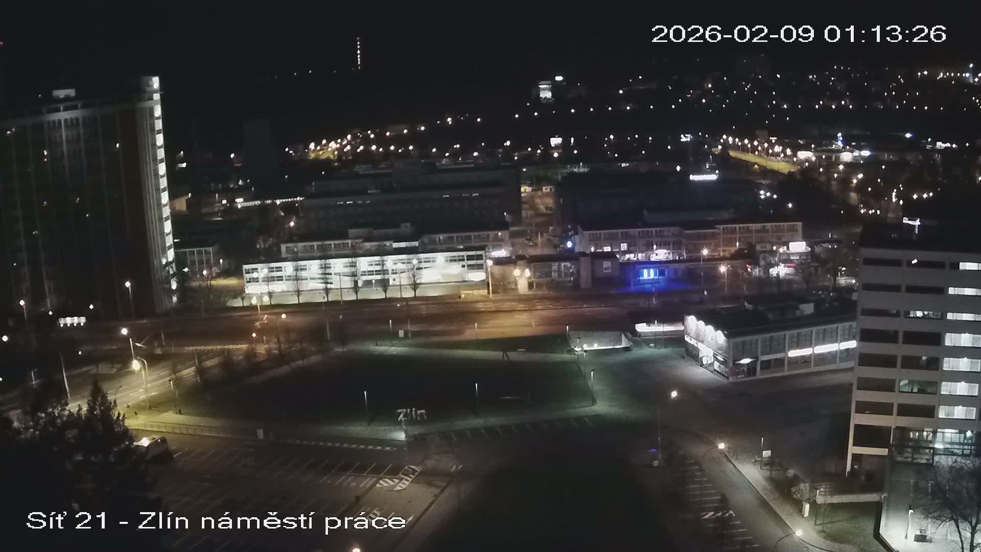 Zlín Industrial Area Live Cam - Zlin 1, Zlin, Czechia