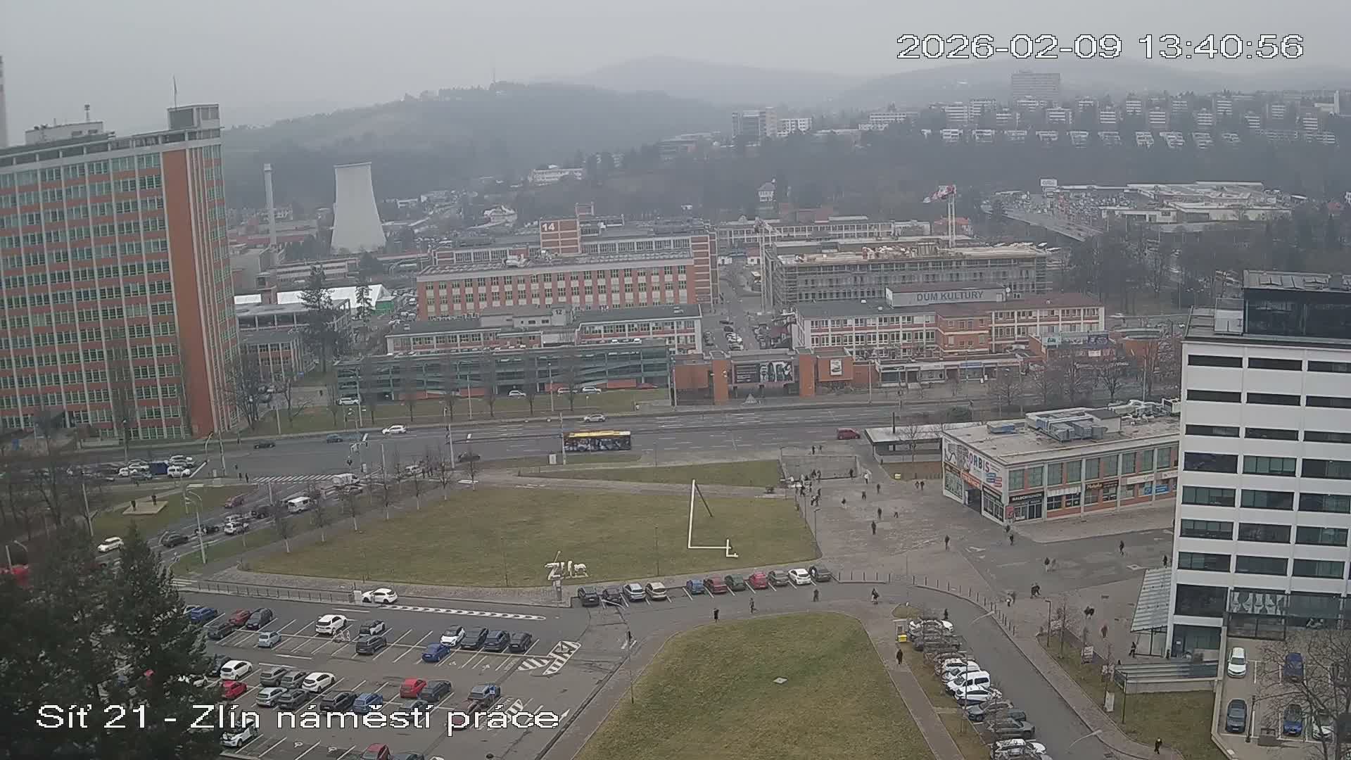 Zlín Industrial Area Live Cam - Zlin 1, Zlin, Czechia
