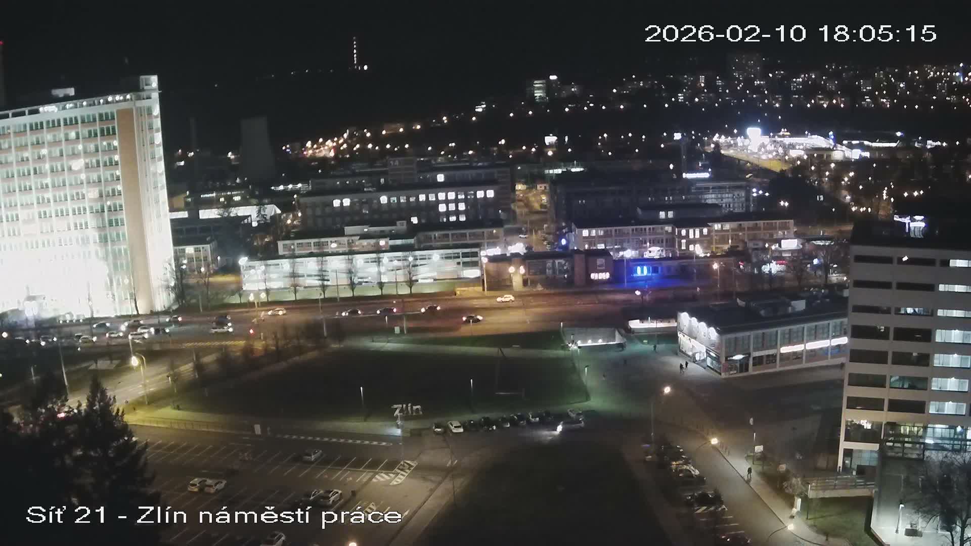 Zlín Industrial Area Live Cam - Zlin 1, Zlin, Czechia