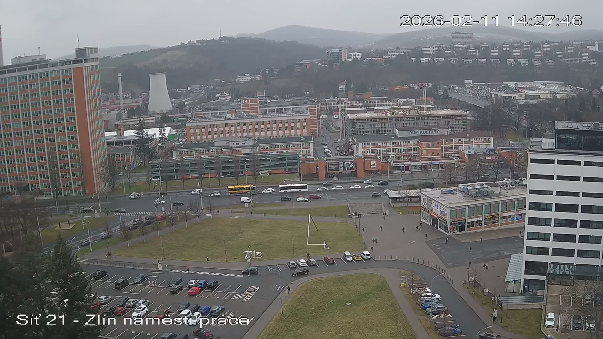 Zlín Industrial Area Live Cam - Zlin 1, Zlin, Czechia
