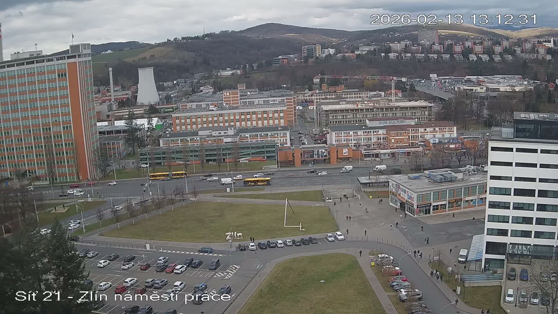 Zlín Industrial Area Live Cam - Zlin 1, Zlin, Czechia
