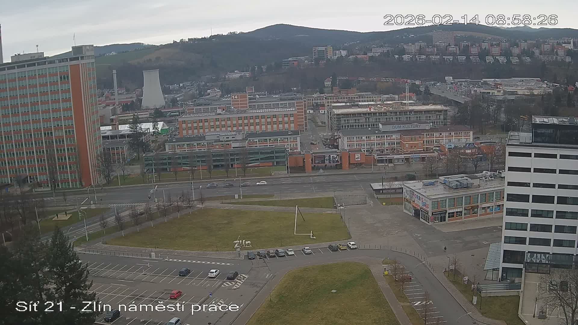 Zlín Industrial Area Live Cam - Zlin 1, Zlin, Czechia