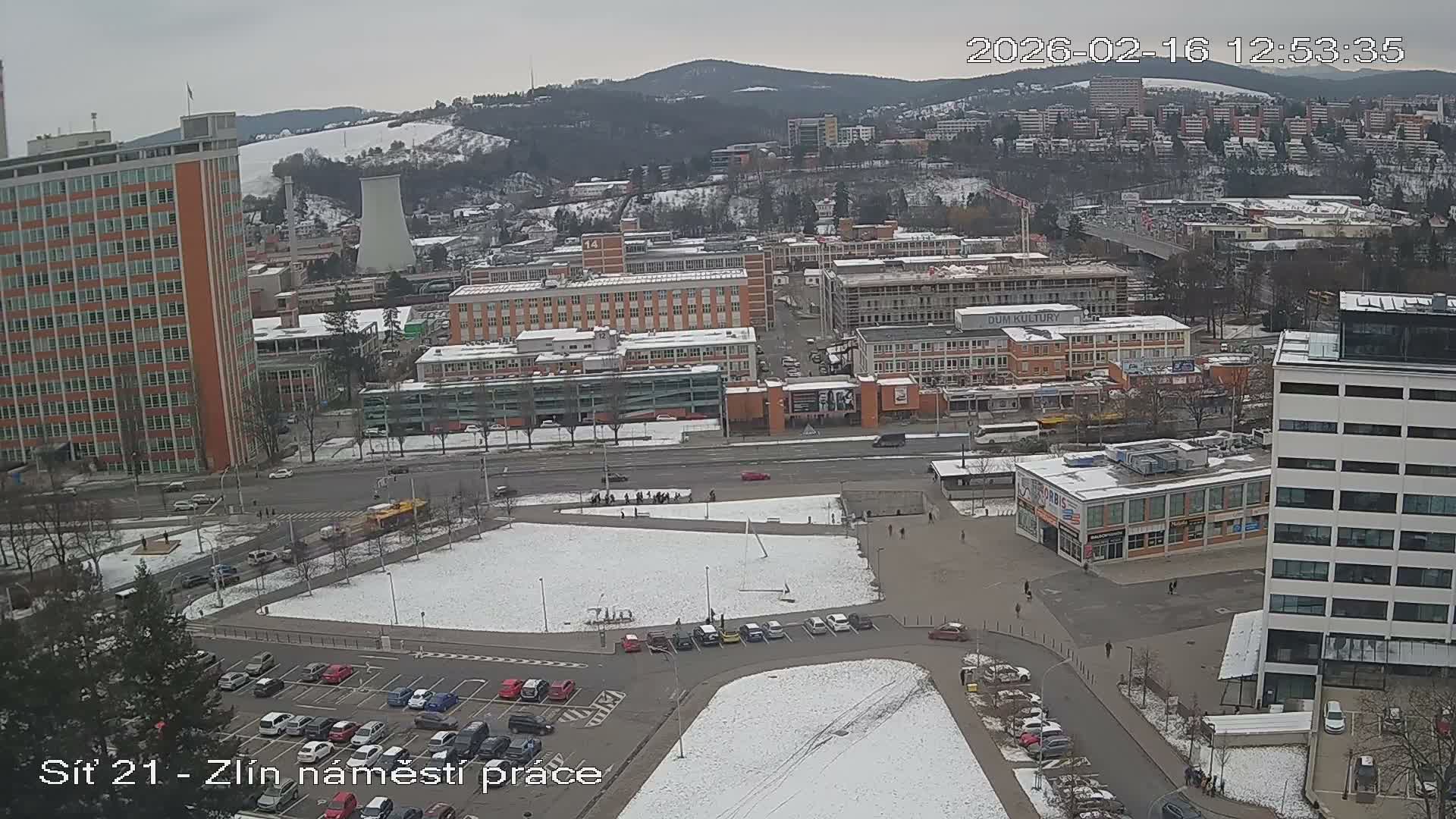 Zlín Industrial Area Live Cam - Zlin 1, Zlin, Czechia
