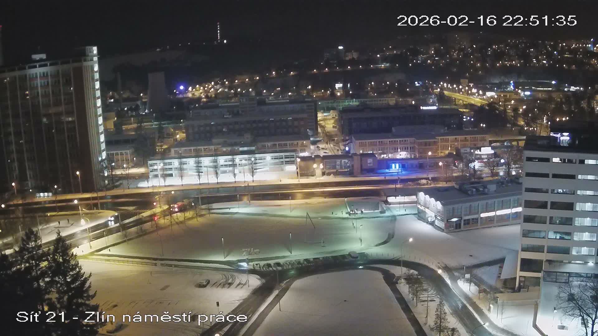 Zlín Industrial Area Live Cam - Zlin 1, Zlin, Czechia