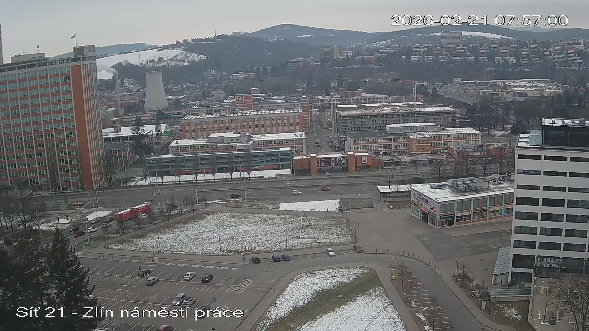 Zlín Industrial Area Live Cam - Zlin 1, Zlin, Czechia