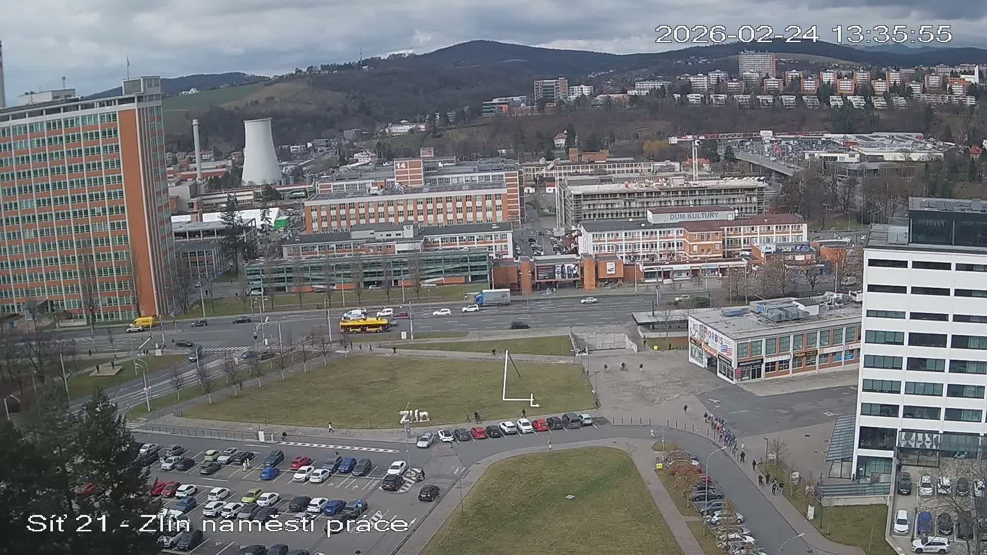 Zlín Industrial Area Live Cam - Zlin 1, Zlin, Czechia