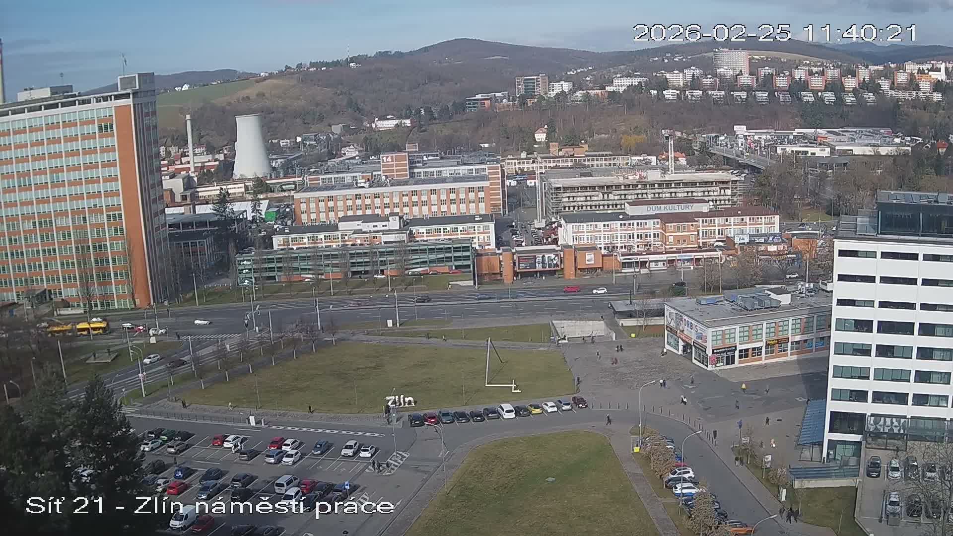 Zlín Industrial Area Live Cam - Zlin 1, Zlin, Czechia