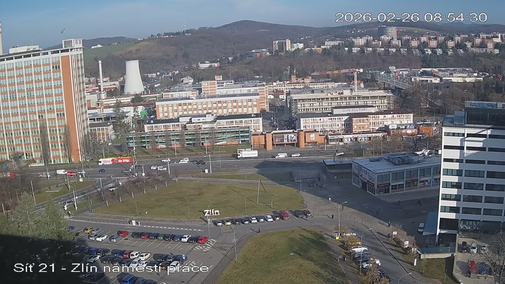 Zlín Industrial Area Live Cam - Zlin 1, Zlin, Czechia