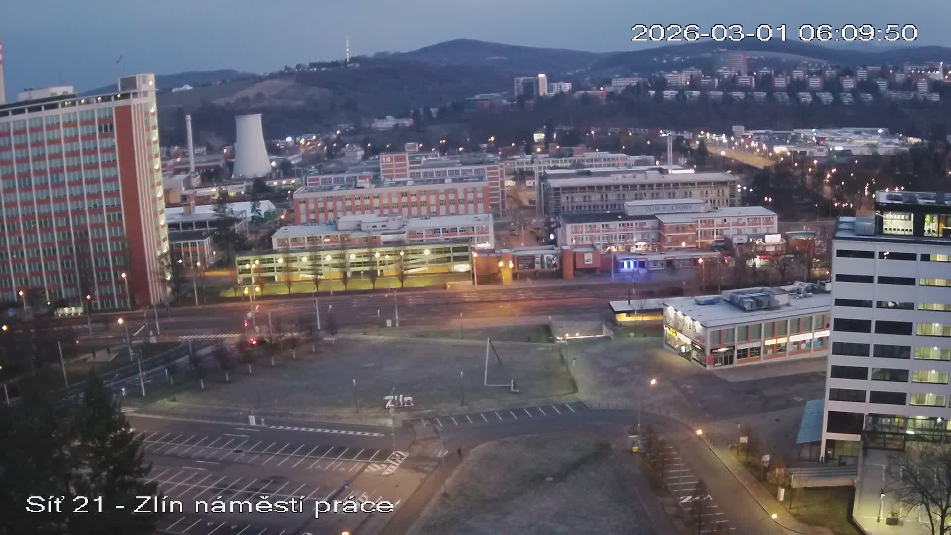 Zlín Industrial Area Live Cam - Zlin 1, Zlin, Czechia