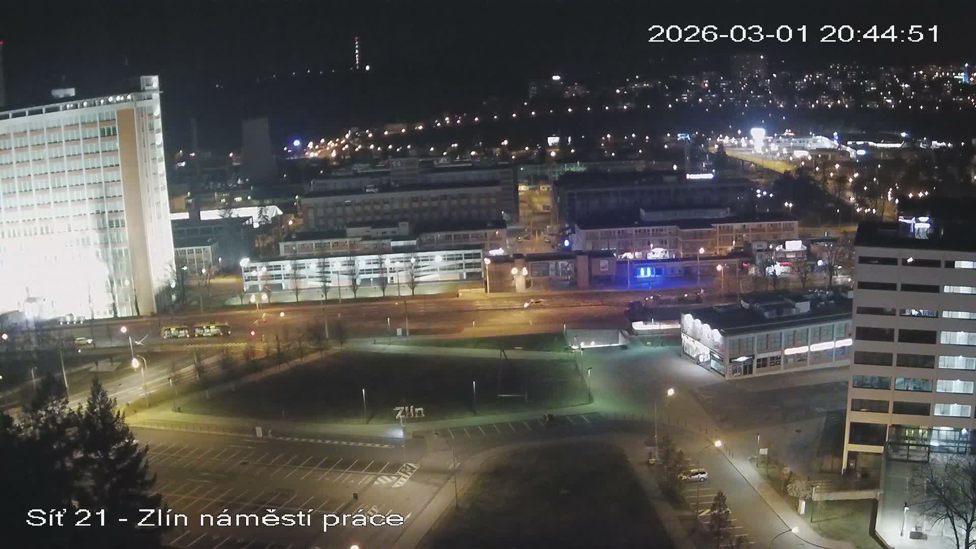 Zlín Industrial Area Live Cam - Zlin 1, Zlin, Czechia