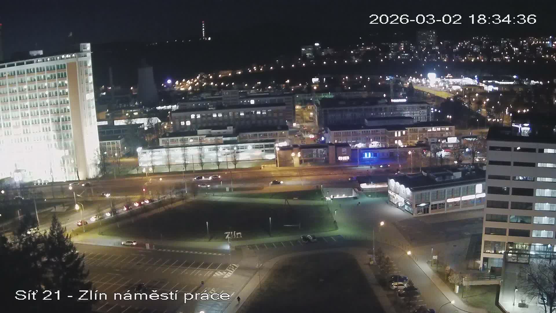 Zlín Industrial Area Live Cam - Zlin 1, Zlin, Czechia